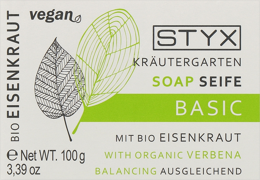 Мыло "Вербена" - Styx Naturcosmetic Basic Soap With Verbena — фото N1