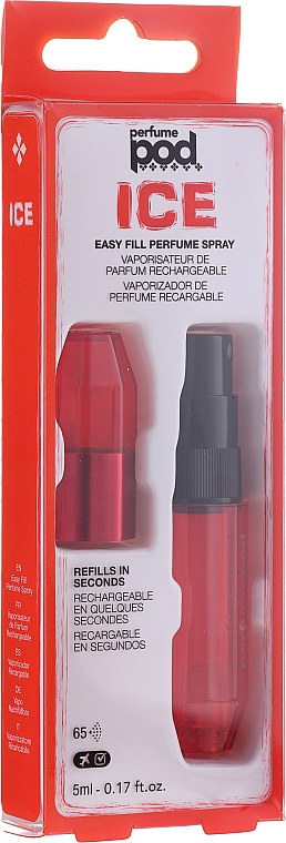 Атомайзер - Travalo Ice Red Refillable Spray — фото N1