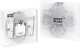 Парфумерія, косметика Montblanc Legend Spirit - Набір (edt/100ml + sh/gel/100ml + asb/100ml)