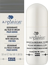 Роликовий дезодорант з аргановою олією, чоловічий - Arganiae Deodorant Roll-on With Argan Oil For Men — фото N2