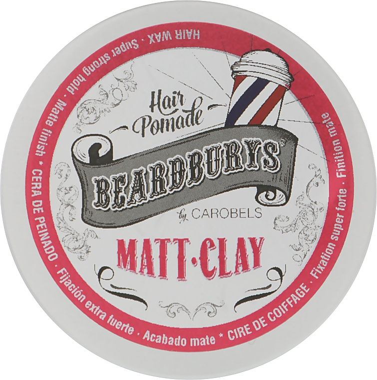 Глина для волос с матовым эффектом - Beardburys Matt-Clay Carobels