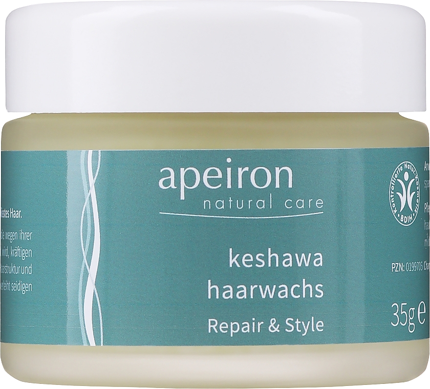 Воск для волос - Apeiron Keshawa Hair Wax — фото N1