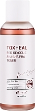 Пилинг-тонер с гликолевой кислотой - Esthetic House Toxheal Red Glycolic AHA-BHA-PHA Toner — фото N1