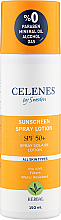 Парфумерія, косметика Сонцезахисний рослинний спрей-лосьйон для тіла - Celenes Herbal Sunscreen Spray Lotion SPF 50+ UVA/UVB Filtres *