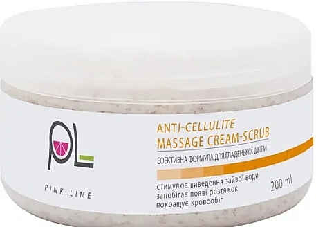 Антицеллюлитный массажный крем-скраб - Pink Lime Anti-Cellulite Massage Cream-Scrub — фото N1