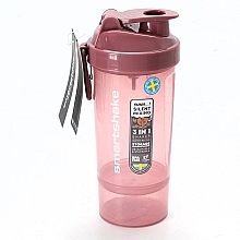 Шейкер, 800 мл - SmartShake Original2Go ONE Deep Rose — фото N3