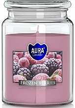Духи, Парфюмерия, косметика Свеча в банке "Замороженные ягоды" - Bispol Aura Frozen Berries Candles