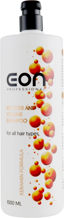 Шампунь для відновлення і об’єму волосся - EON Professional Recover and Volume Shampoo