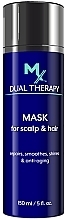 Відновлювальна антивікова маска для волосся і шкіри голови - Mediceuticals MX Dual Therapy Mask For Scalp And Hair — фото N1
