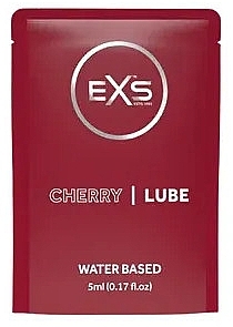 Лубрикант "Вишня" - EXS Cherry Lubricant Gel Water Based (саше) — фото N1