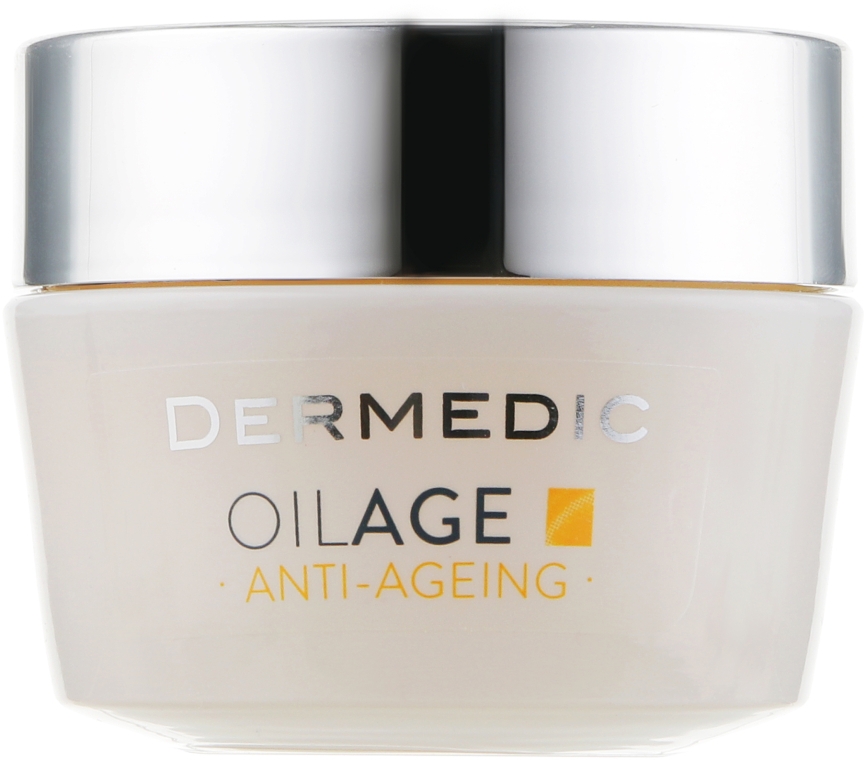 Нічний живильний крем для обличчя - Dermedic Oilage Nourishing Night Cream That Restores Skin Density