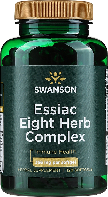 Харчова добавка "Комплекс 8 рослин", 389 мг - Swanson Essiac Eight Herb Complex — фото N1