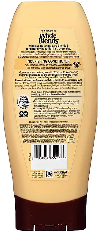 Кондиціонер для волосся "Авокадо й масло ши" - Garnier Original Remedies Avocado Oil and Shea Butter Conditioner — фото N2