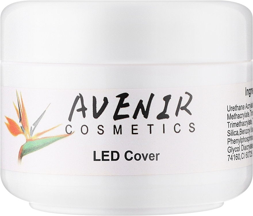 Однофазный гель для наращивания - Avenir Cosmetics LED Cover Gel — фото N2