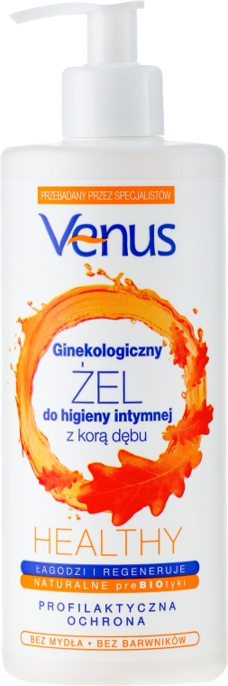 Гель для интимной гигиены с экстрактом коры дуба, с дозатором - Venus Gel
