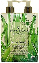 Набір - Primo Bagno Aloe Vera Moisturizing Duo Set (b/wash/300ml + h/b/cr/300ml) — фото N1