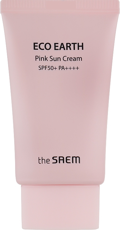 УЦІНКА Сонцезахисний крем з каламіном - The Saem Eco Earth Power Pink Sun Cream * — фото N2