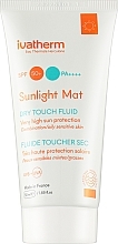 Парфумерія, косметика SUNLIGHT сонцезахисний зволожувальний крем для масної шкіри SPF 50+. Матуючий dry touch флюїд - Ivatherm Sunlight Mat Very High Sun Protection SPF 50+