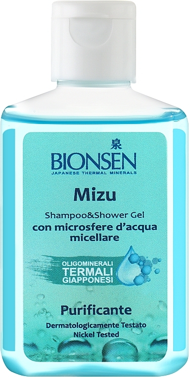 Шампунь и гель для душа "Термальный источник" - Bionsen Shampoo & Shower Gel Mizu Purifying — фото N3