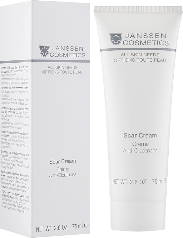 Крем против рубцовых изменений кожи - Janssen Cosmetics Retexturising Scar Cream — фото N2