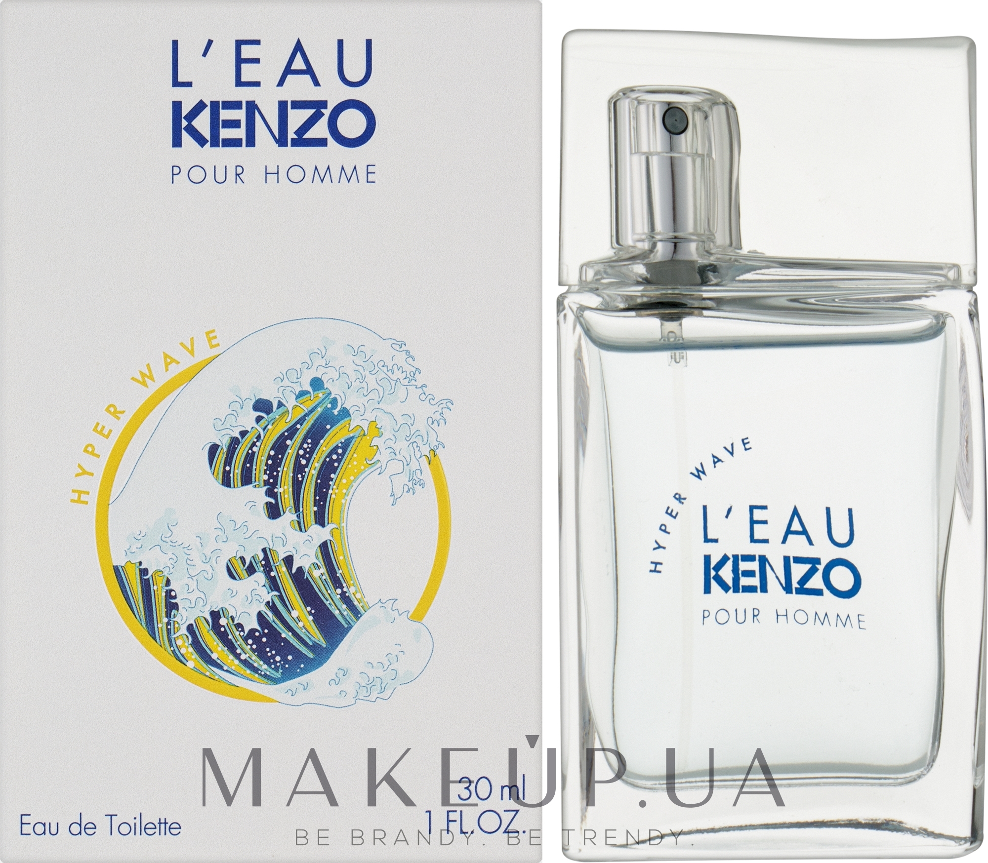 Kenzo L'Eau Kenzo Pour Homme Hyper Wave - Туалетная вода — фото 30ml