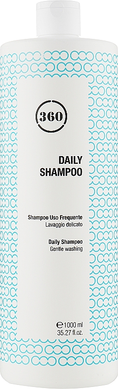 Ежедневный шампунь для всех типов волос - 360 Daily Shampoo All Hair Types — фото N2