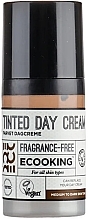 Тонувальний денний крем для обличчя - Ecooking Tinted Day Cream — фото N1