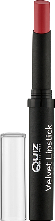 Стойкая помада для губ - Quiz Cosmetics Velvet Lipstick Long Lasting — фото N1