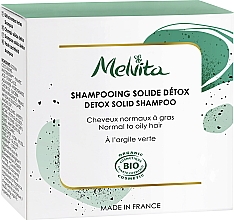 Твердый шампунь "Детокс" - Melvita Detox Solid Shampoo — фото N1