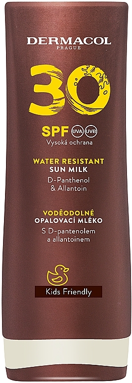 Водостійке сонцезахисне молочко - Dermacol Water Resistant Sun Milk SPF 30 — фото N1