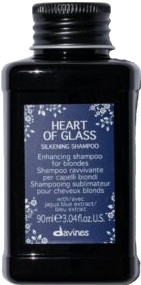 Шампунь, який підтримує колір, для блонду - Davines Heart Of Glass Silkening Shampoo — фото 90ml