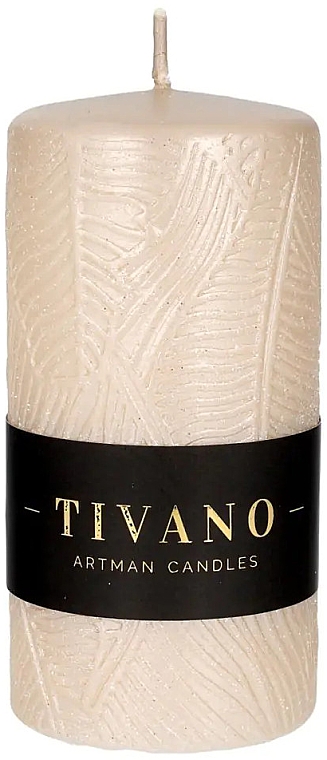 Декоративная свеча, 7х14 см, шампань - Artman Tivano — фото N1