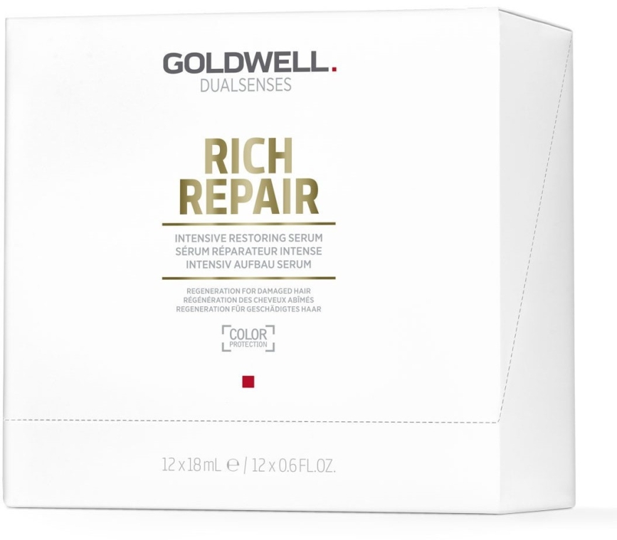Відновлювальна сироватка для пошкодженого волосся - Goldwell Dualsenses Rich Repair Intensive Restoring Serum — фото N1