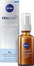 Зволожувальна сироватка з гіалуроновою кислотою - NIVEA Cellular Hyaluron Professional Serum — фото N1
