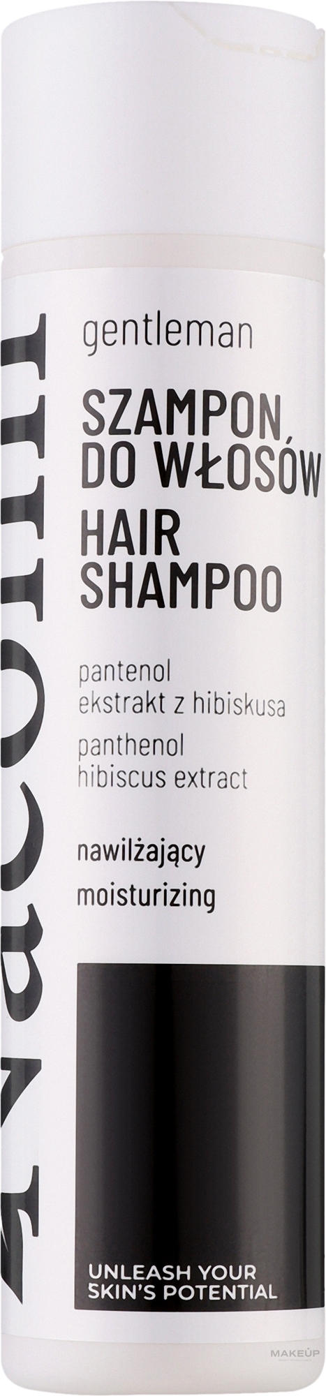 Зволожувальний шампунь для волосся, для чоловіків - Nacomi Gentelman Moisturizing Hair Shampoo For Men — фото 250ml