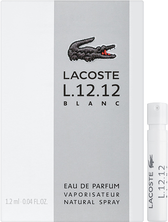 ПОДАРОК! Lacoste L.12.12 Blanc - Парфюмированная вода (пробник) — фото N1