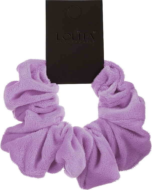 Резинка оксамитова для волосся, фіолетова XL - Lolita Accessories — фото N1