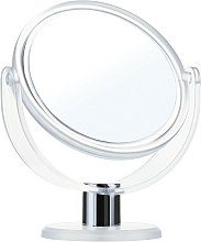 Парфумерія, косметика Дзеркало настільне, двостороннє, 9275, біле, 12 см - Donegal Mirror