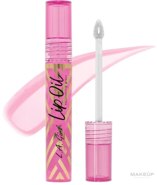 Олійний блиск для губ - L.A. Girl Lip Oil Nourishing Gloss — фото Sheer Strawberry