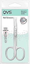 Парфумерія, косметика Манікюрні ножиці - QVS Professional Metro Nail Scissor