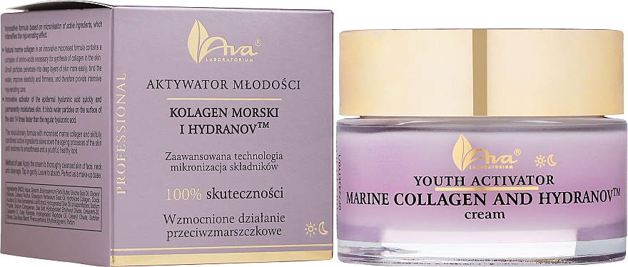 Крем против морщин - Ava Youth Activator Collagen + Hydranov Cream — фото N2