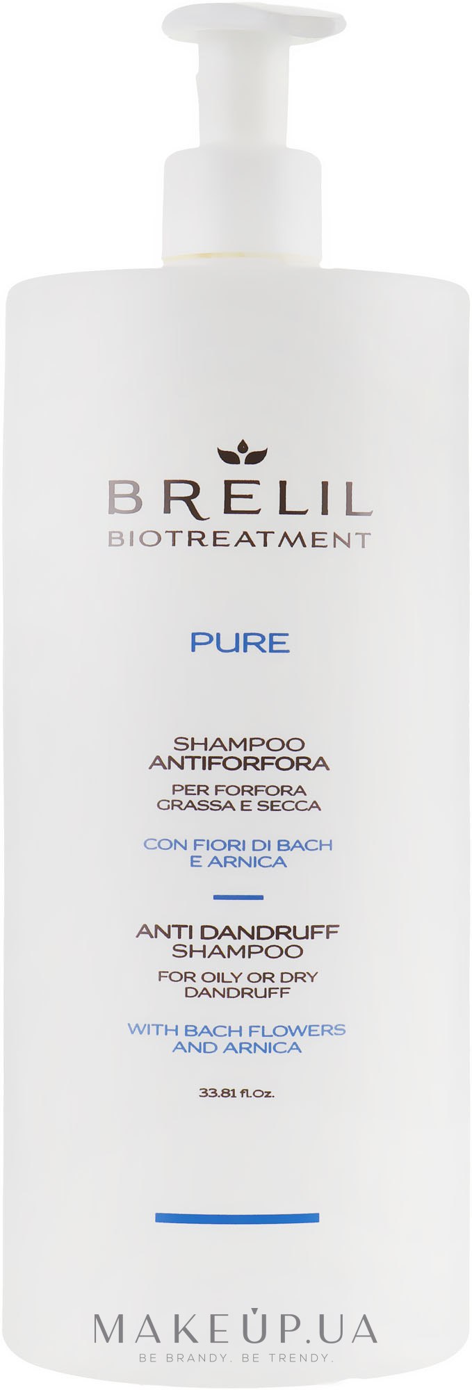 Шампунь против перхоти - Brelil Bio Traitement Pure Anti Dandruff Shampoo — фото 1000ml