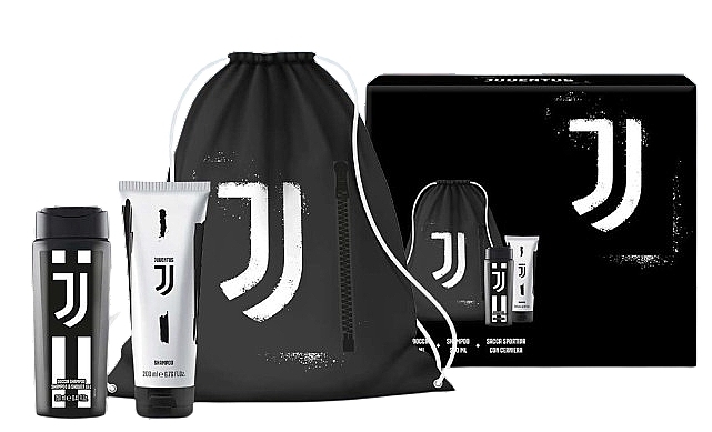 Набор - Naturaverde Football Teams Juventus (shm/200ml + sh/gel/250ml + bag) — фото N1