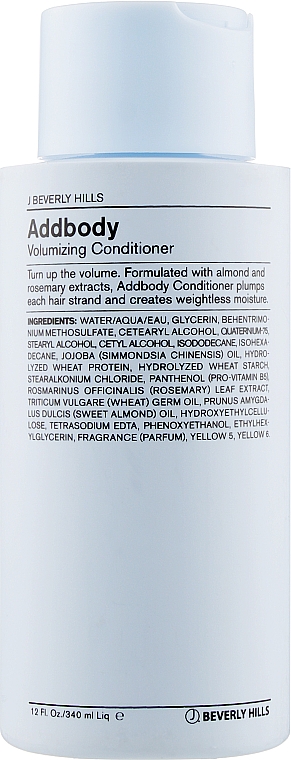 Кондиціонер для об'єму волосся - J Beverly Hills Blue Volume AddBody Volumizing Conditioner — фото N1