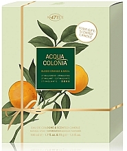 Парфумерія, косметика Maurer & Wirtz 4711 Acqua Colonia Blood Orange & Basil - Набір (col 170ml + sh/g 75ml)