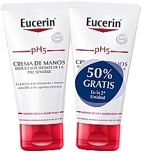 Парфумерія, косметика Набір - Eucerin pH5 Hand Cream (h/cr/75mlx2)