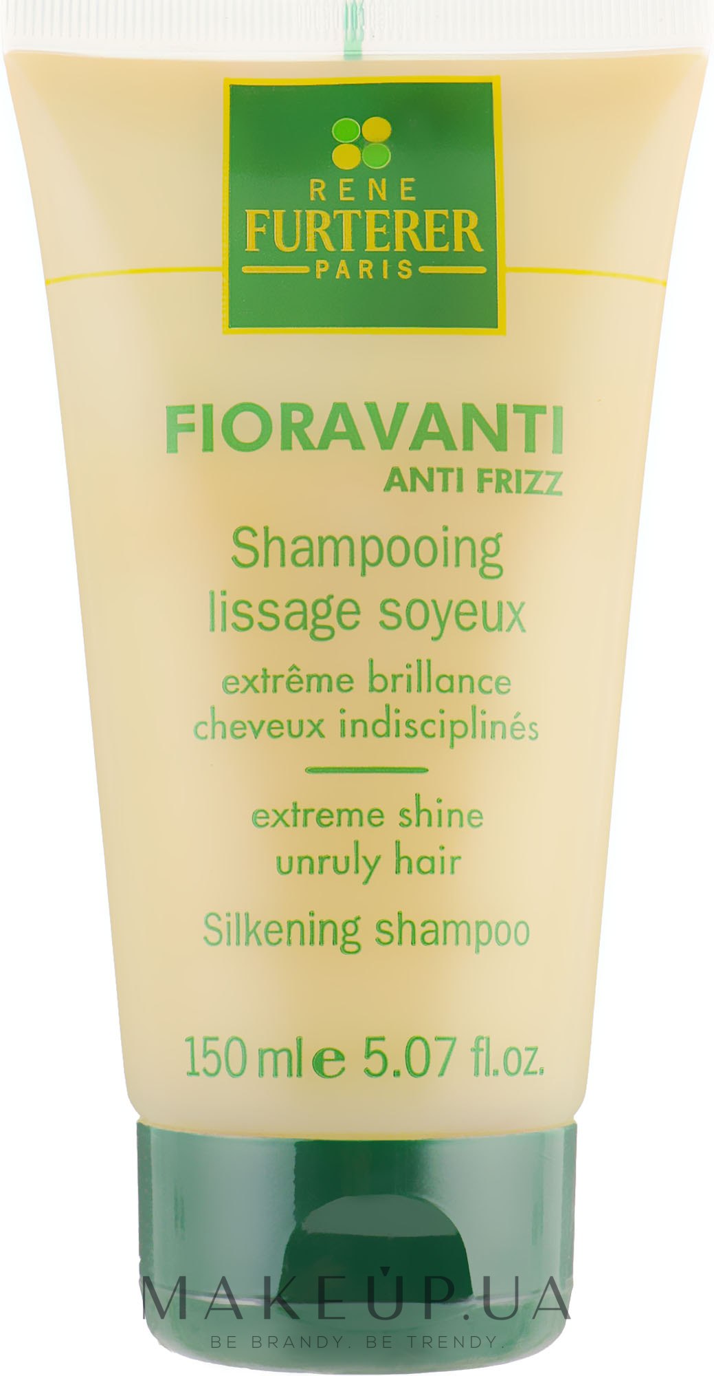 Розгладжувальний шампунь для неслухняного, хвилястого волосся - Rene Furterer Fioravanti Anti-Frizz Silkening Shampoo — фото 150ml