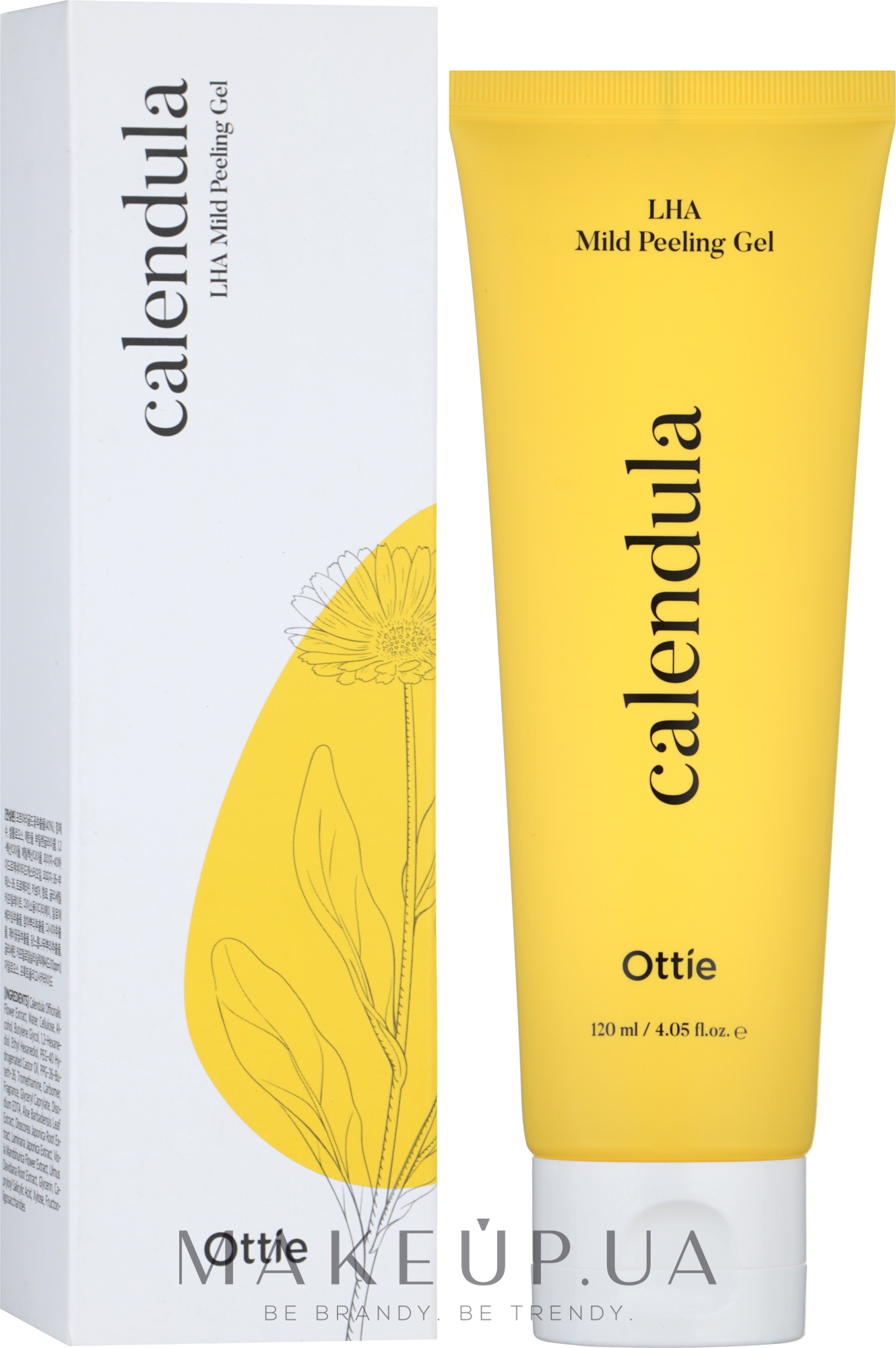 Пилинг-гель для проблемной кожи лица с экстрактом календулы - Ottie Calendula LHA Mild Peeling Gel — фото 120ml