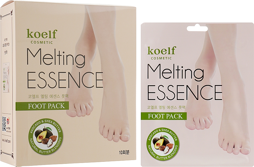 Маска для ног - Petitfee & Koelf Melting Essence Foot Pack — фото N4