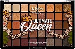 Палетка теней - NYX Professional Makeup Makeup Ultimate Queen Eyeshadow Palette 40 Pan Limited Edition — фото N3